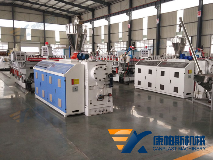 Wood Plastic furniture plate production line